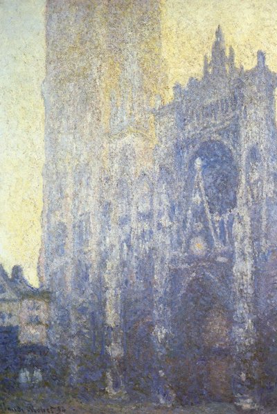 La Cathédrale de Rouen. Le Portail effet du matin - Claude Monet